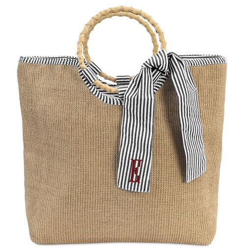 Womens Trendy Jute Tote Bagspersonalizedmonogrammed Jute Tote Bags