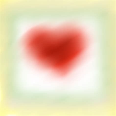 Blurry Heart By Mittenpaw