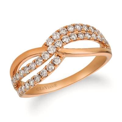 14K Strawberry Gold Ring Nude Diamonds YRET 5 060 Le Vian