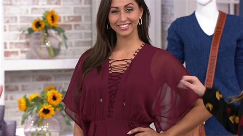 Laurie Felt Boho Chic Maxi Dress On Qvc Youtube