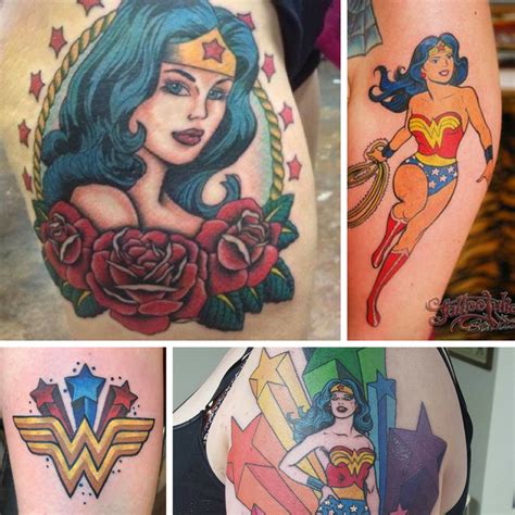 These Wonder Woman Tattoos Will Still Look Cool When Youre 90 We Don