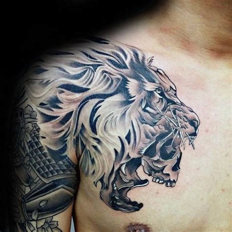 50 Lion Shoulder Tattoo Designs For Men Masculine Ink Ideas