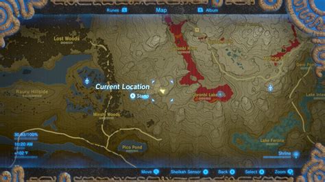 Memory Location Zelda Botw Shrine Map