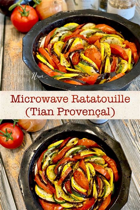 🌱microwave Layered Ratatouille Provençal Tian🍅 Easy Roasted