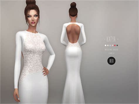 Artists' share photos and custom contents here. Best Sims 4 Wedding Dresses: Free CC & Mods To Download ...