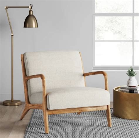 2017s Top Home Trends Copycatchic Wood Arm Chair Mid Century
