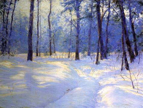 Winters Golden Glow By Walter Launt Palmer Hand Painted Oil Painting