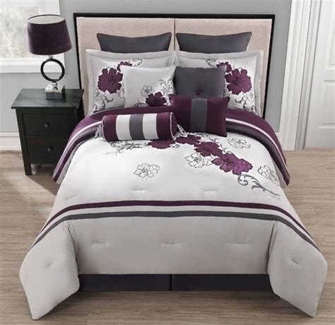 Bedroom Colors Purple Plum Bedroom Purple And Grey Bedding