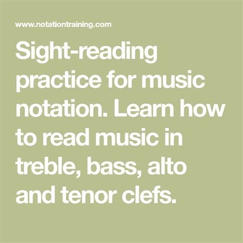 Sight Reading Practice For Music Notation Learn How To Read Music In