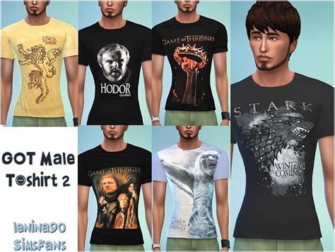 Got Male T Shirts By Lenina90 Sims 4 Male Clothes