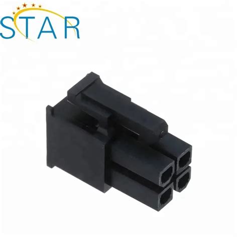 Molex 4 Pin Black Wire Connector 42mm Pitch 5557 Series Connectors