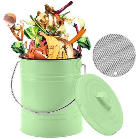 Buy Compost Bin Lalastar Countertop Compost Bin With Lid Kitchen
