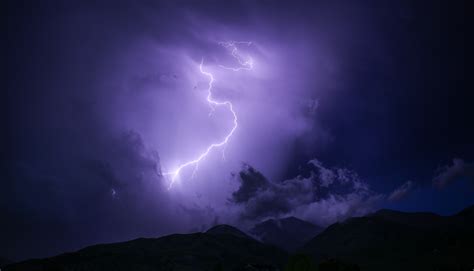 Clouds Storm Lightning Time Lapse Sky Nature Hd Wallpaper Rare