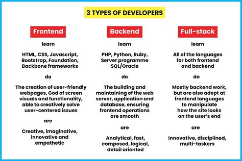 Full Stack Developer Infographic