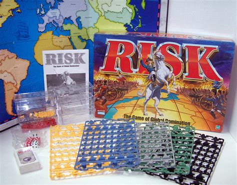 Risk The Game Of Global Domination 1998 Board Game With Army Shaped