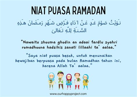 Printable Gratis Niat Dan Doa Buka Puasa Ramadan — Our Happy Project
