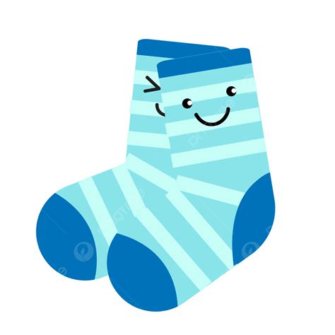 Striped Socks Clipart Transparent Png Hd Blue Stripe Cartoon Baby