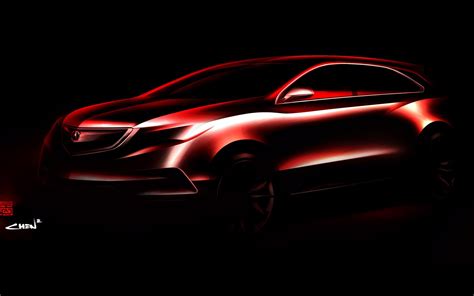2014 Acura Mdx Concept Teased Ahead Of Detroit Show Debut