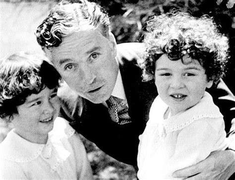 Charlie Chaplin With His Sons Charles Jr And Sydney 1929