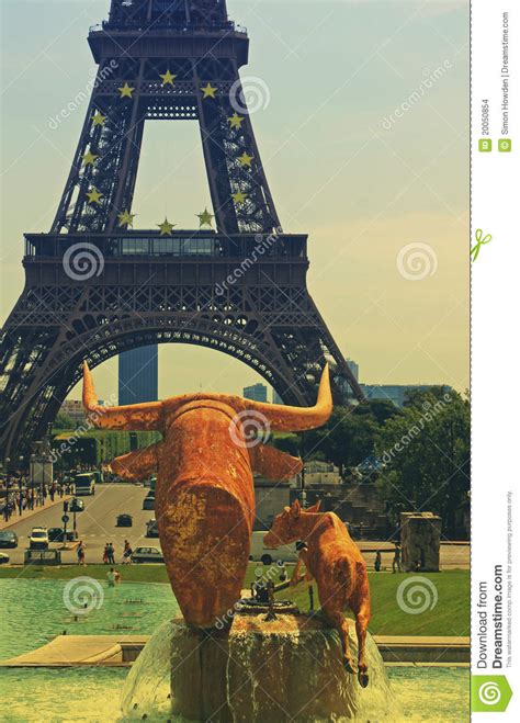 Tour Eiffel Paris France Stock Photo Image Of Structure