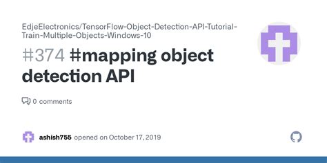 Mapping Object Detection API Issue 374 EdjeElectronics TensorFlow