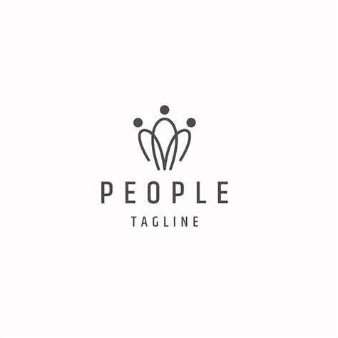 Premium Vector People Logo Template
