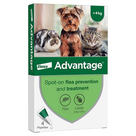 Advantage 40 Spot On Flea Treatment For Cats Dogs And Rabbits Up To 3
