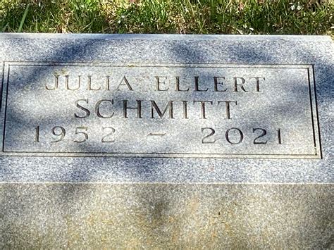 Julia Ann Ellert Schmitt Find A Grave Memorial