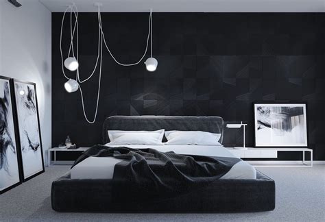 Tips desain kamar aesthetic cowok. 8 Inspirasi Desain Interior Kamar Tidur Bagi Penyuka Warna Hitam Putih