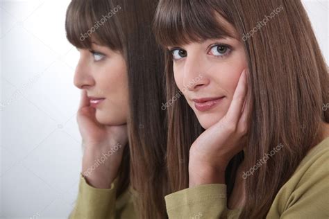 Shy Brunette Stock Photo By ©photography33 8178286