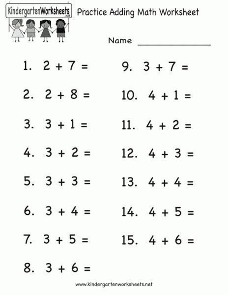 In these worksheets, students find the word that comes first in order. Free Printable Kindergarten Math Worksheets | Suma y resta ...