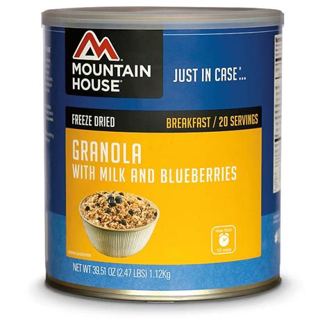 We urge you not to buy any emergency foods until you compare legacy. Mountain House Emergency Food Freeze-Dried Blueberry ...