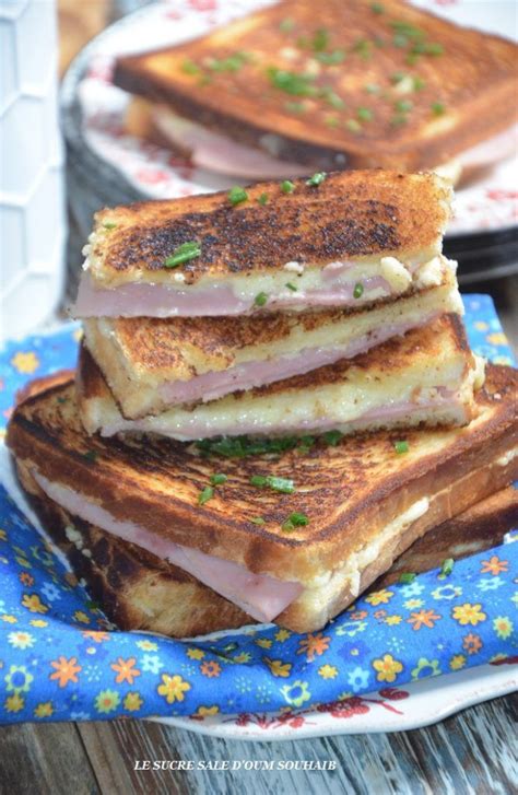 Croque -monsieur croustillant à la poêle de Cyril Lignac