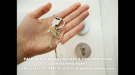 Palm Beach Mobile Notary And Fingerprinting Looking For Loan Signing