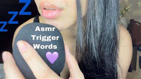 Asmr Tingly Trigger Words For Sleep Whispering Youtube