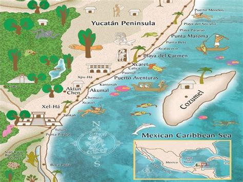 ¿dónde Queda Playa Del Carmen Mapa 8 Guías Mapas Turísticos