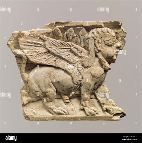 Plaque With Striding Sphinx Ca Th Th Century B C Stock Photo Alamy