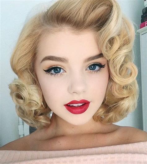 new haircuts hairstyles haircuts retro haircut vintage makeup looks 50s pinup aesthetic