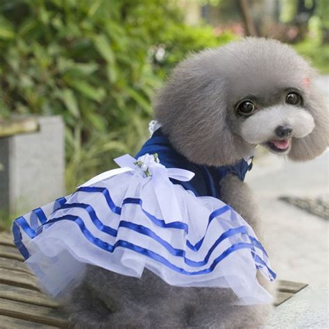 Kawaii Dog Puppy Dresses Sleeveless Pet Dog Clothes Summer Cooling