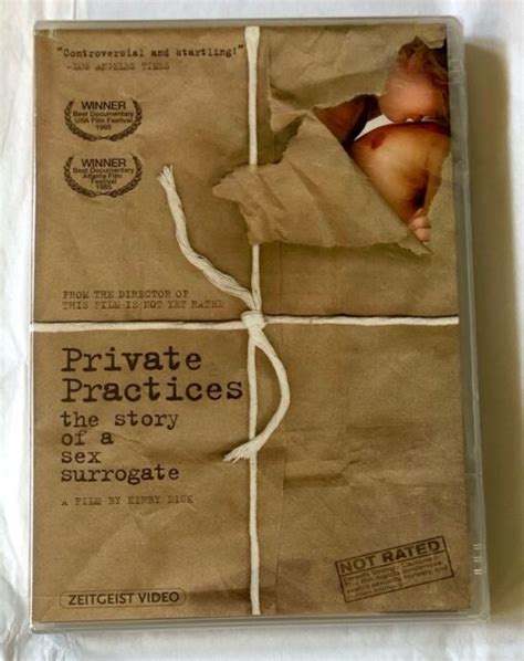 Private Practices The Story Of A Sex Surrogate Dvd Brand New Factory