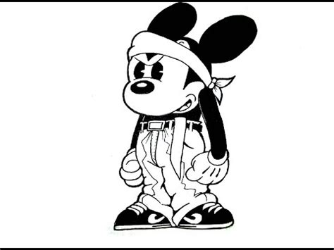 The first saturday night live skit to be spun off into a movie, and arguably the best. Gangster Mickey Mouse Drawing at GetDrawings | Free download