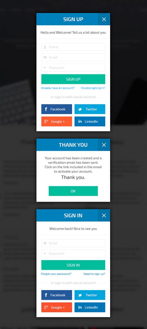 Web Forms Psd Templates 25 Forms For Free