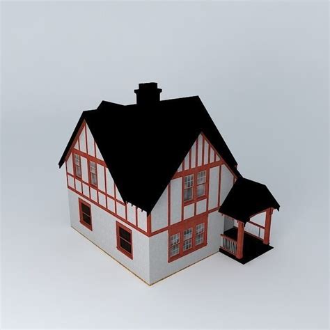 Tudor House Free 3d Model Cgtrader