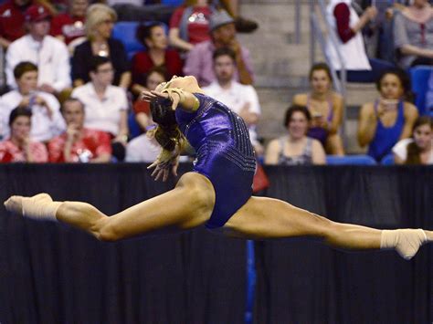 lsu gymnastics finishes second again usa today sports