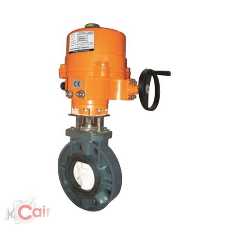 Motorised Upvc Body Butterfly Valve With Electrical Actuator Cair My