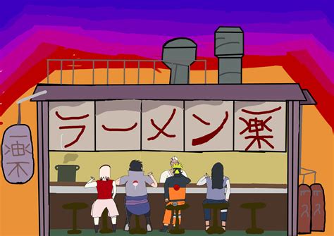 Narutos Double Date At Ichiraku Ramen Shop Onion Toons Illustrations