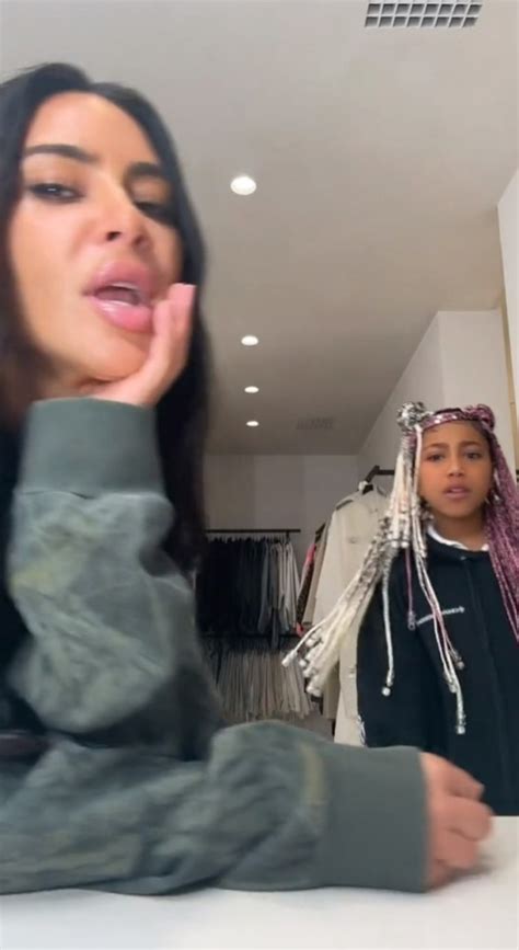 kim kardashian s daughter north 9 crashes mom s new tiktok and steals the show with her wild