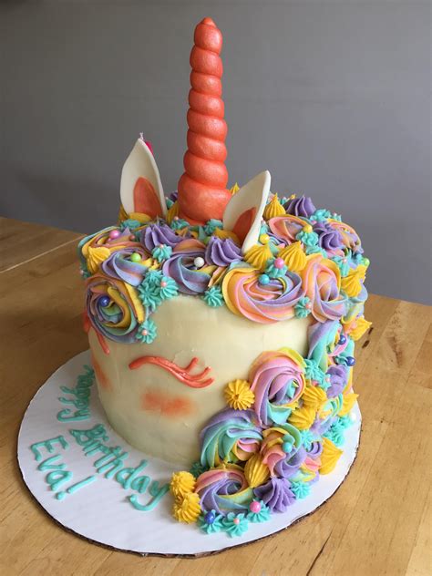 Made The Girly Cake Of My Dreams For My Daughter’s Birthday 6 Layers Of Coloured Vanilla Cake