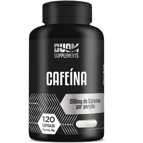 Cafeína 500mg 120 Caps Duom Supplements Natural Online Loja