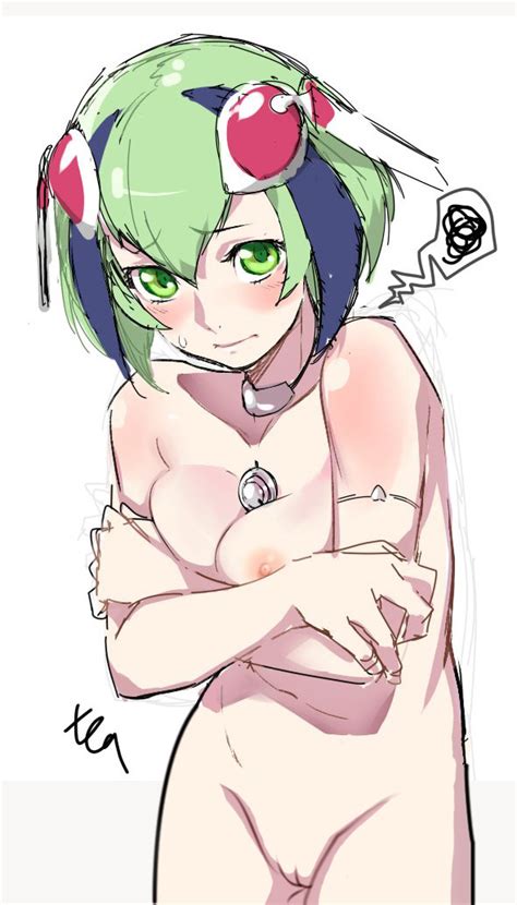 Rule 34 Android Bare Shoulders Blush Bob Cut Body Blush Breasts